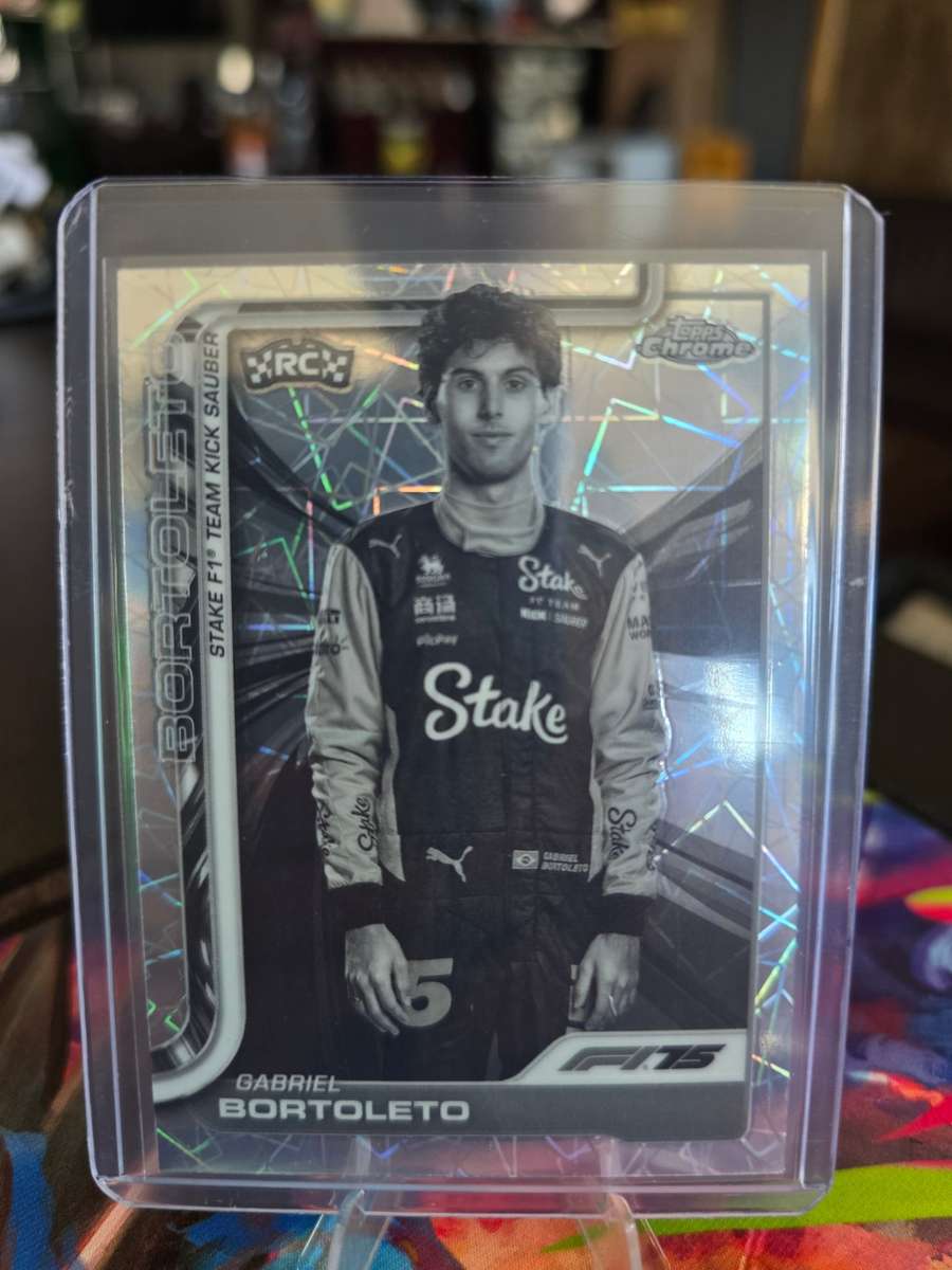 Topps Chrome Formula 1 2025 - Gabriel Bortoleto - RC - Rookie - Stake - 20 - Black Ray