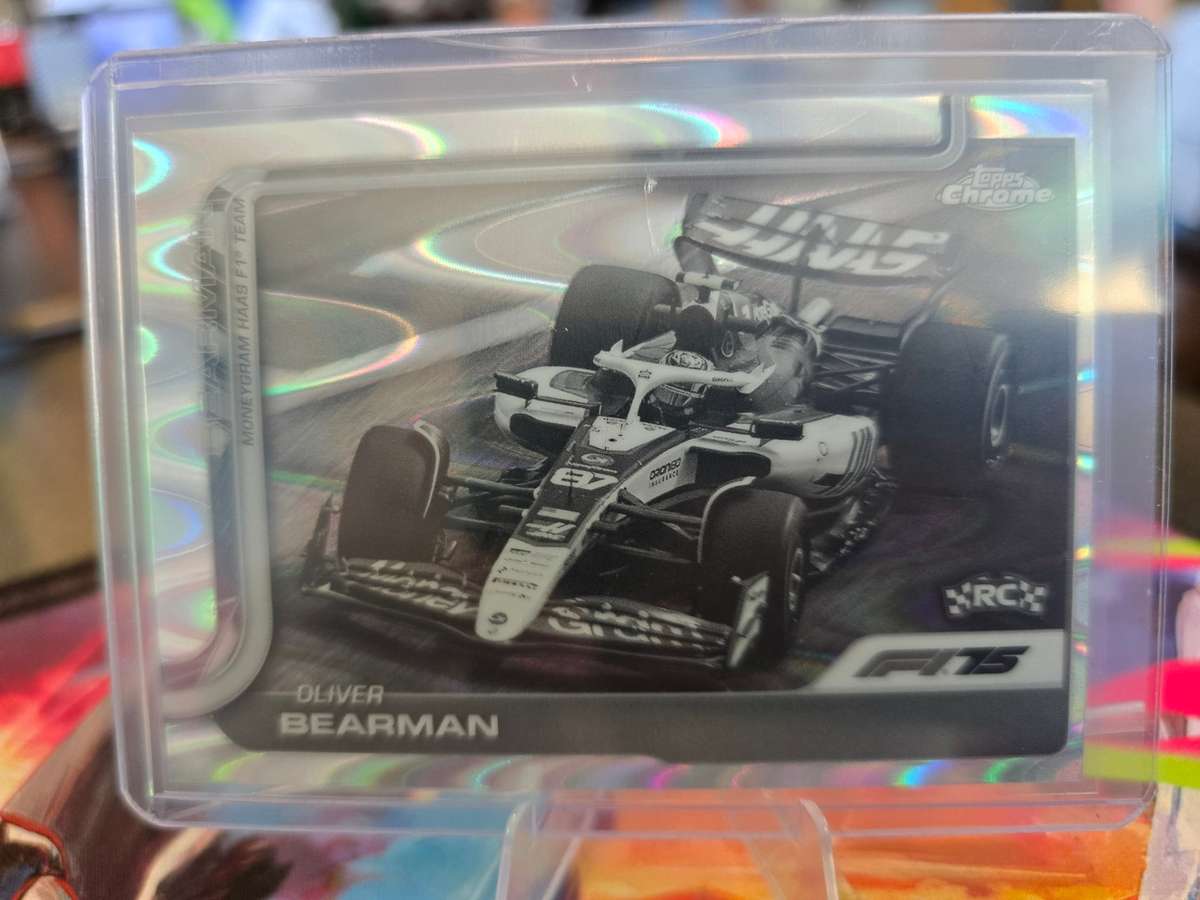 Topps Chrome Formula 1 2025 - Oliver Bearman - RC - Rookie - 86 - Black Ray