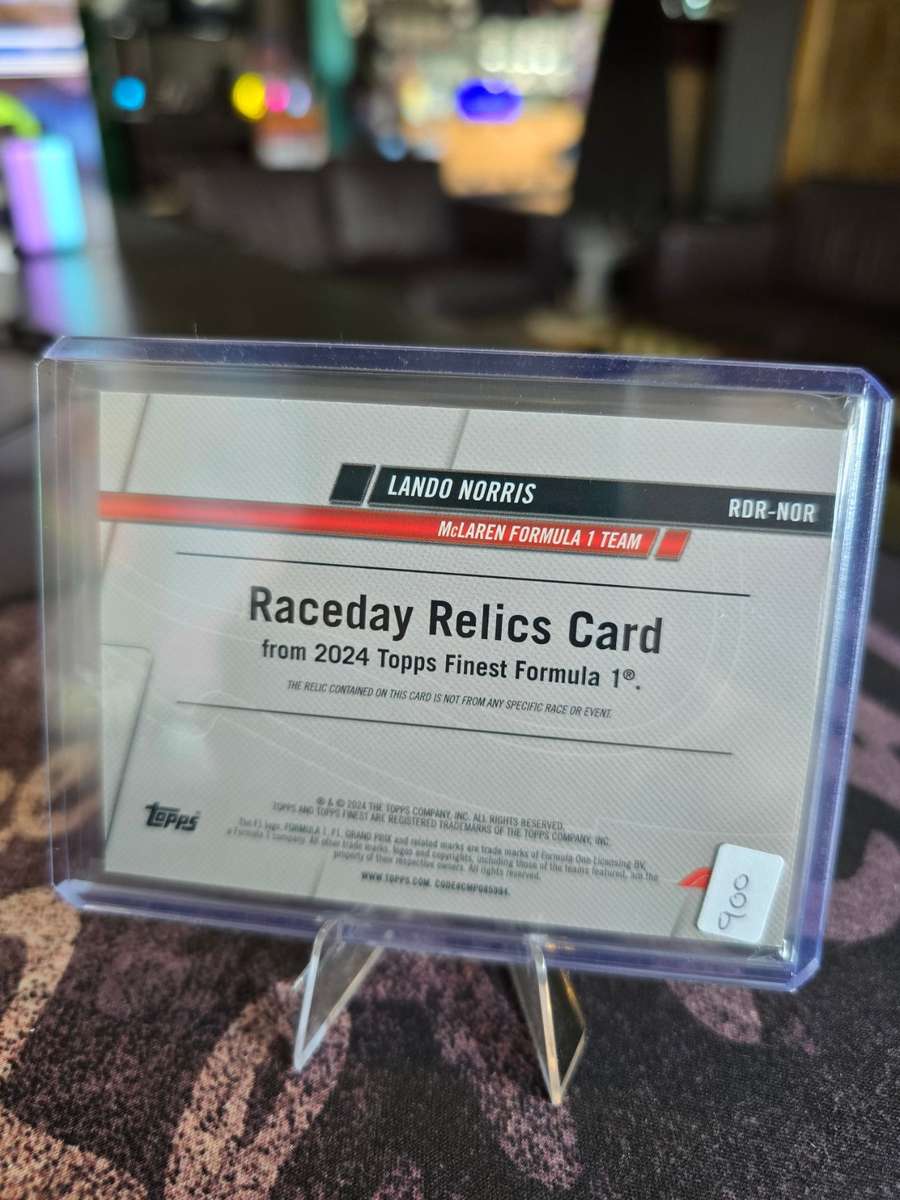 Topps Finest 2024 Formula 1 - Lando Norris - 51/75 Raceday Relics