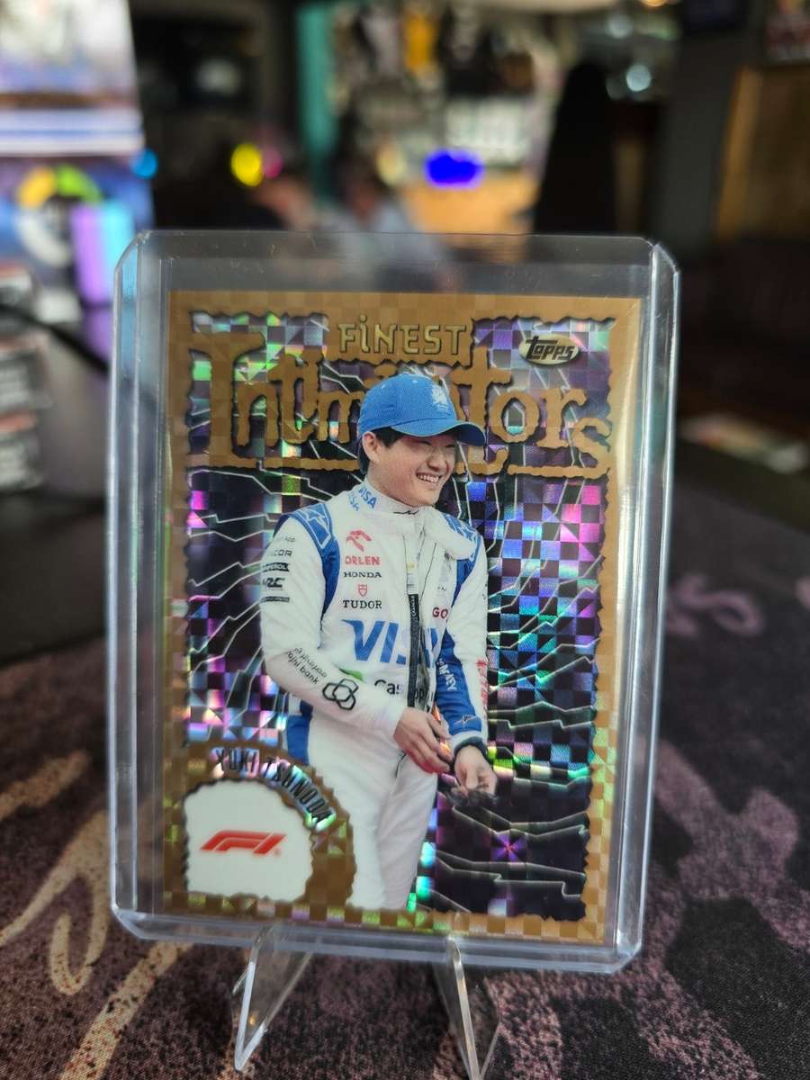 Topps Finest 2024 Formula 1 - Yuki Tsunoda - Intimidators Checkerboard Insert