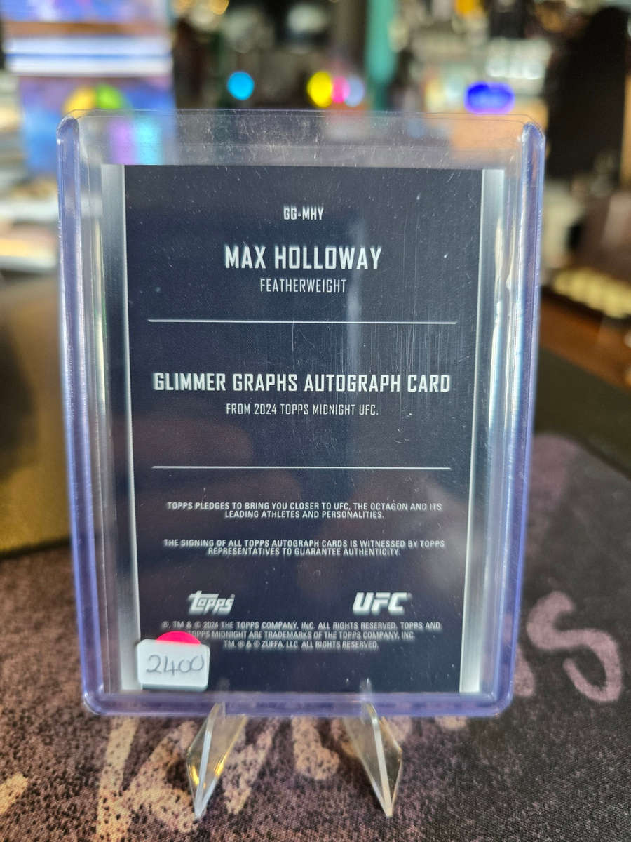 Topps Midnight UFC 2024 - Max Holloway - Auto 20/25