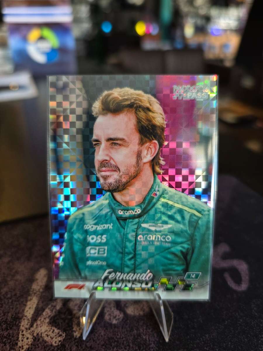 Topps Paddock Pass 2024 - Fernando Alonso 11 - Checkered