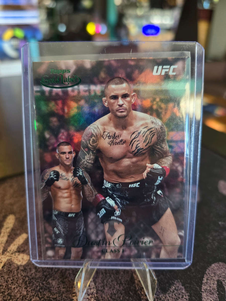 Topps UFC Gold Label 2024 - Dustin Poirier 15 - Green Class 1