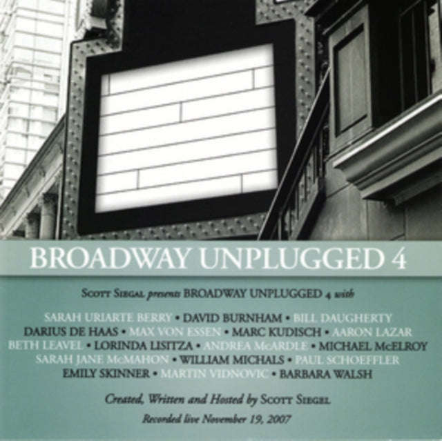 Various Artists - Broadway Unplugged Four (Andrea McArdle-Beth Leavel-Emily Skinner) (CD) (US Imp...