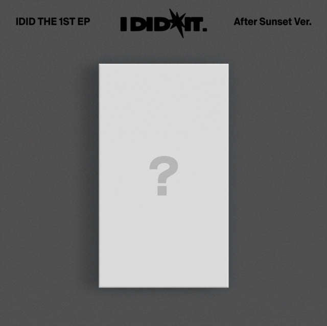 Idid - I Did It. (The 1st EP/After Sunset Ver.) (CD) (US Import)