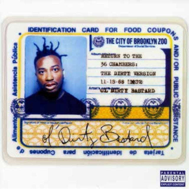 Ol Dirty Bastard - Return To The 36 Chambers: The Dirty Version (2LP) (Vinyl) (US Import)