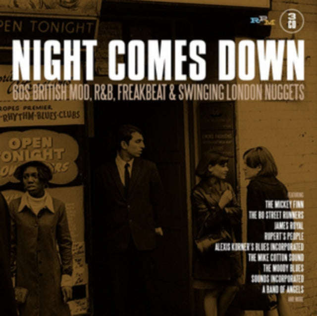 Various Artists - Night Comes Down: 60 British Mod R&B Freakbeat & Swinging London Nuggets (CD) (...