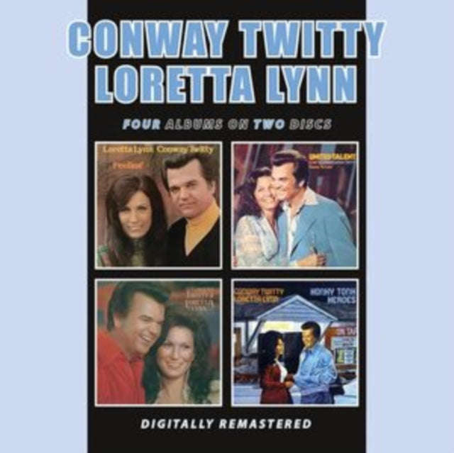Conway Twitty & Loretta Lynn - Feelins/United Talent/Dynamic Duo/Honky Tonk Heroes (CD) (US Import)