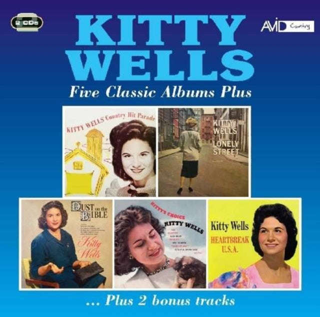 Kitty Wells - Five Classic Albums Plus (CD) (US Import)