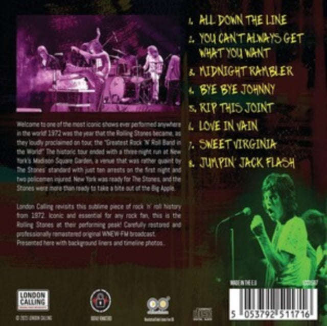 Rolling Stones - Madison Square Garden (CD) (US Import)