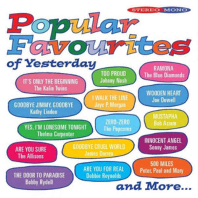 Various Artists - Popular Favourites Of Yesterday (CD) (US Import)