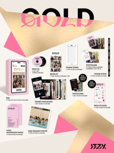 Itzy - Gold (Phone Box Ver.) (2CD Mini) (CD) (US Import)