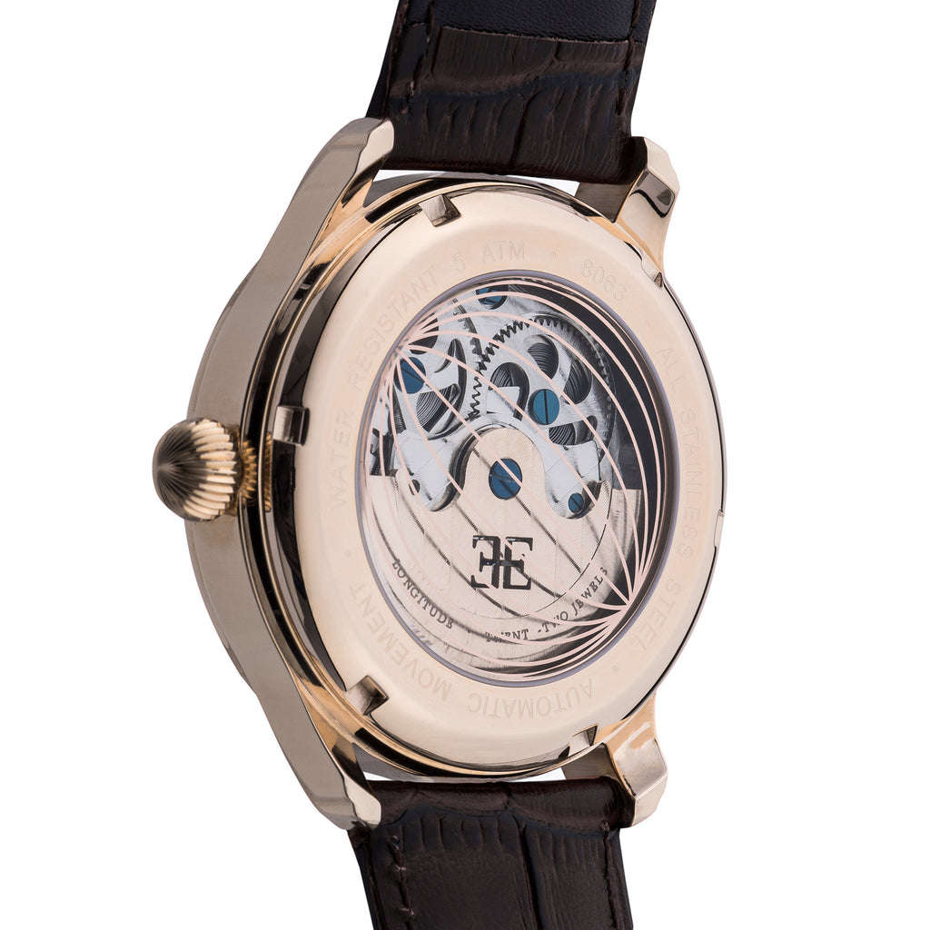 Retail: £360.00 (British Pounds) /R7,200.00 Thomas Earnshaw Longitude Shadow Automatic Watch NEW