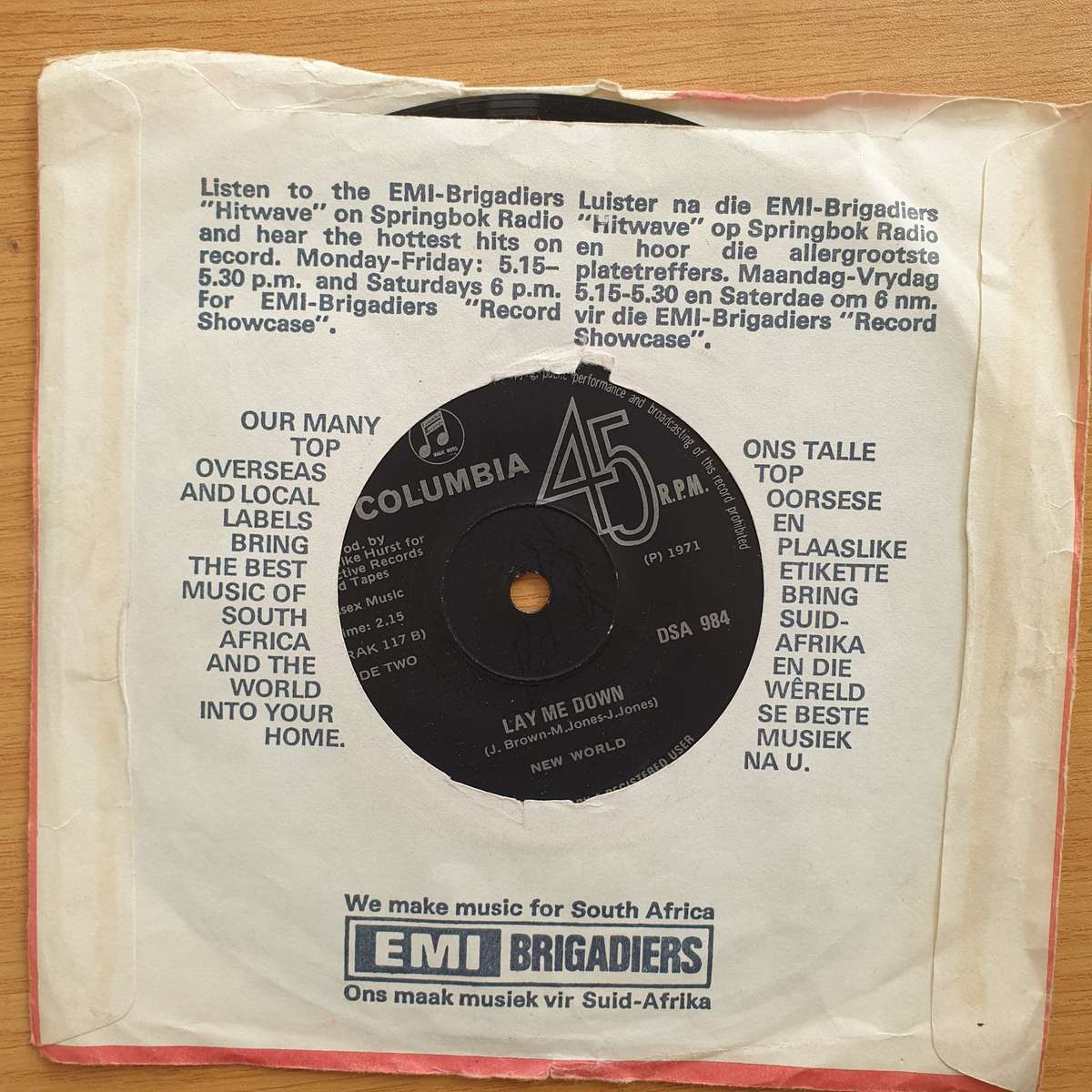 New World  Tom-Tom Turnaround - Vinyl 7" Record - Very-Good+ Quality (VG+) (verygoodplus7)