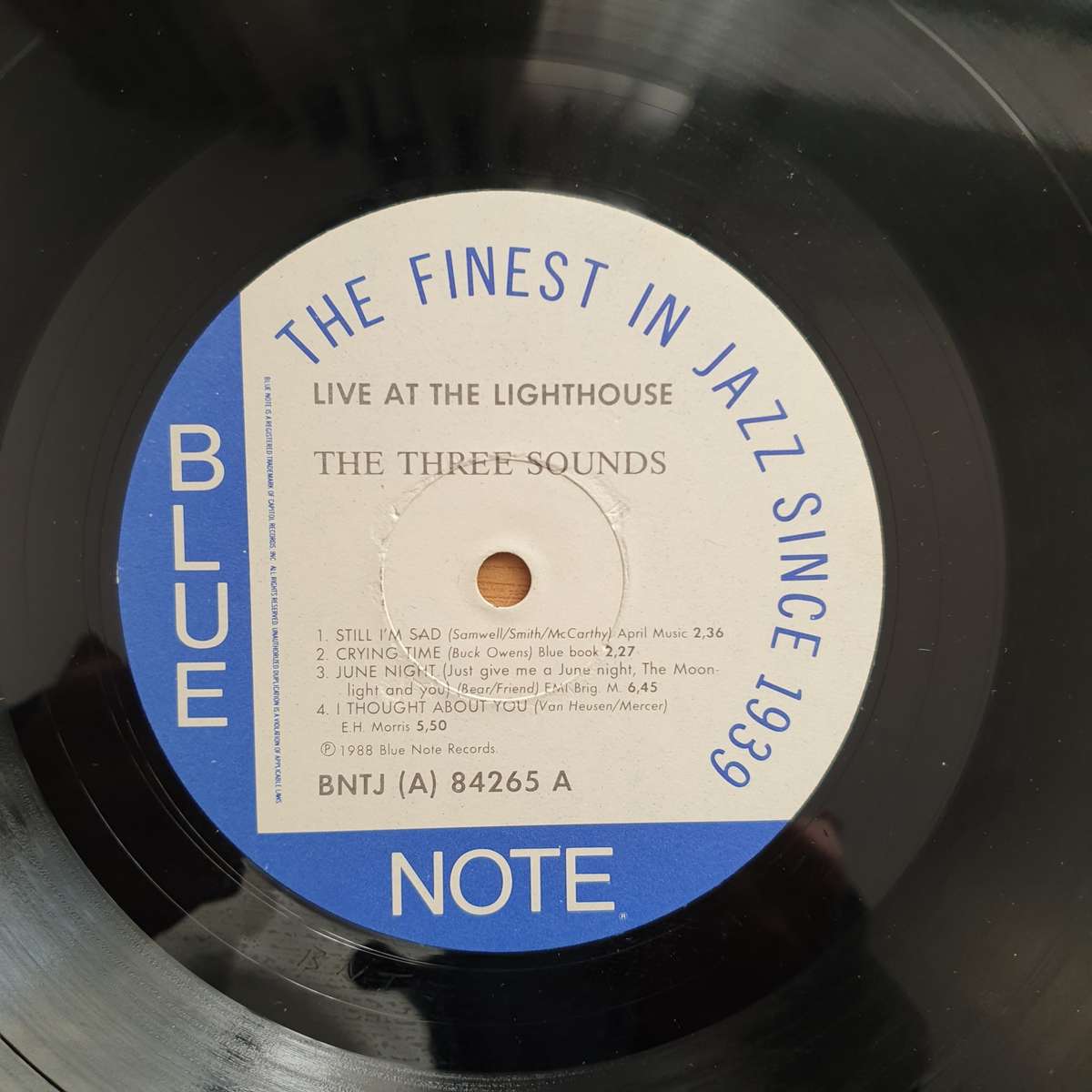 The Three Sounds  Live At The Lighthouse - Vinyl LP Record - Very-Good+ Quality (VG+)