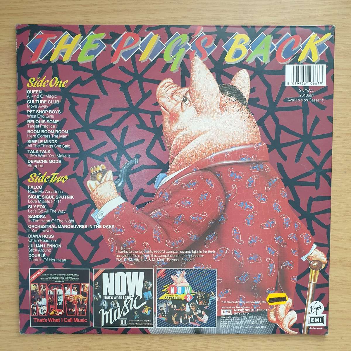 Now That's What I Call Music Vol 4 - Original Artists - Vinyl LP Record (VG+) (SCD)