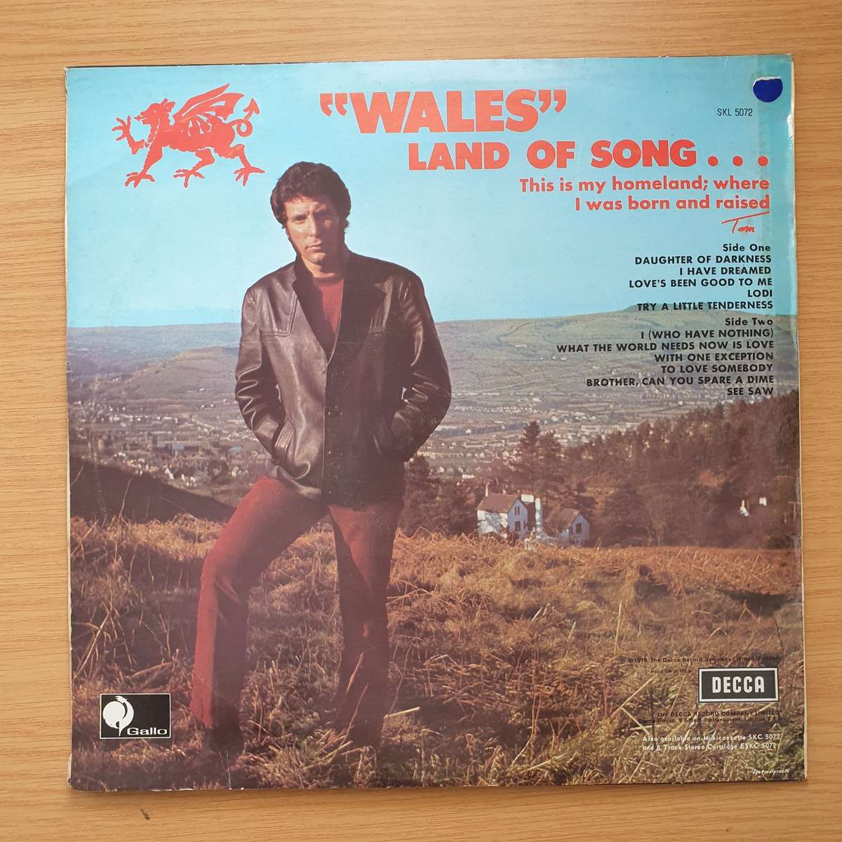 Tom Jones  I Who Have Nothing - Vinyl LP Record - Very-Good Quality (VG)  (verry)