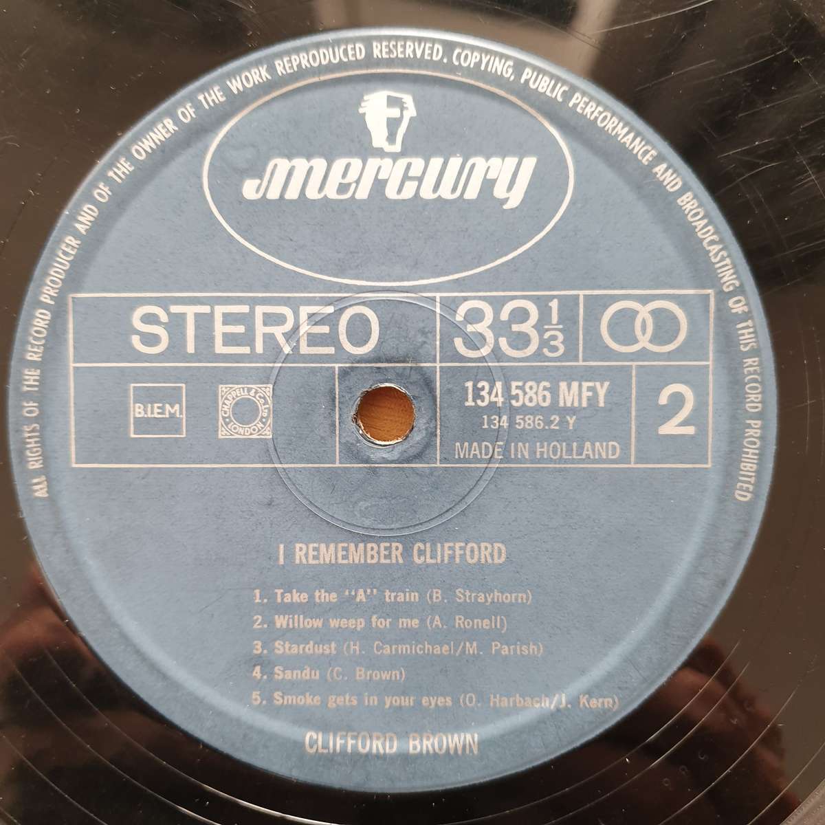 Clifford Brown  I Remember Clifford  - Vinyl LP Record  - Good Quality (G) (goood)