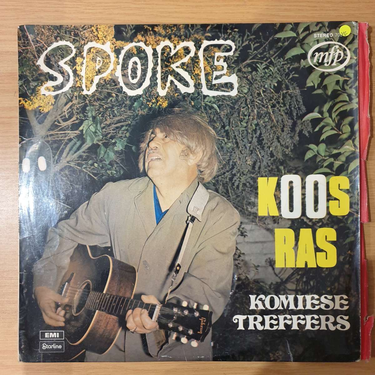 Koos Ras - Spoke - Komiese Treffers - Vinyl LP Record - Very-Good Quality (VG)  (verry)