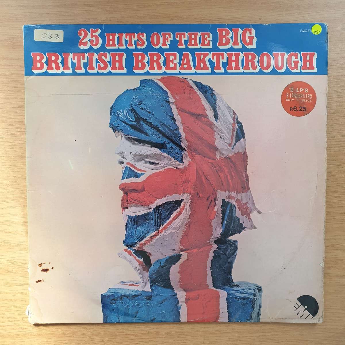 25 Hits Of The Big British Breakthrough - Double Vinyl LP Record  (VG+)