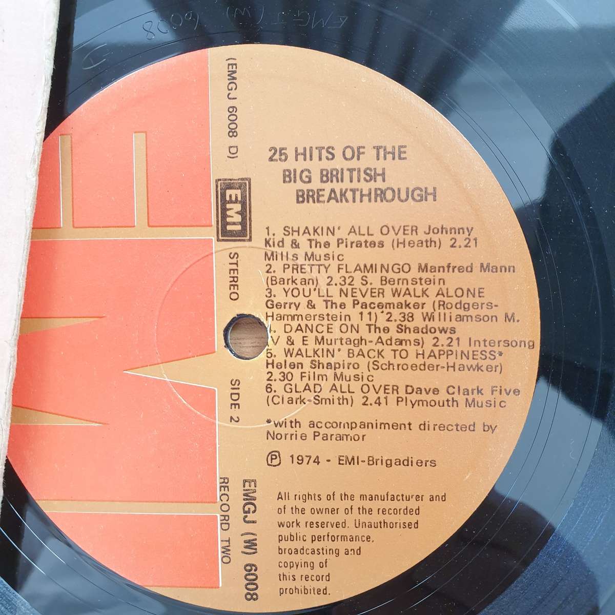 25 Hits Of The Big British Breakthrough - Double Vinyl LP Record  (VG+)