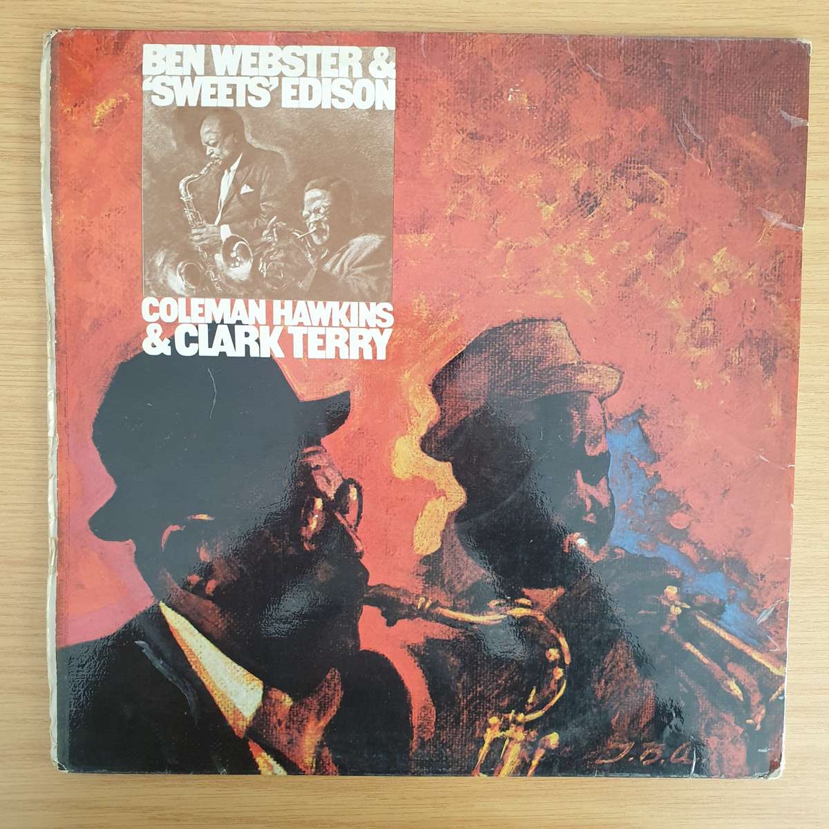 Ben Webster & 'Sweets' Edison / Coleman Hawkins & Clark Terry  Giants Of The Tenor Saxophone  ...