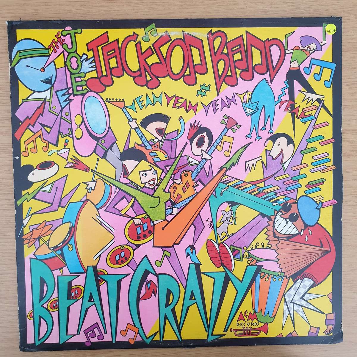Joe Jackson Band  Beat Crazy - Vinyl LP Record - Opened  - Very-Good+ Quality (VG+)