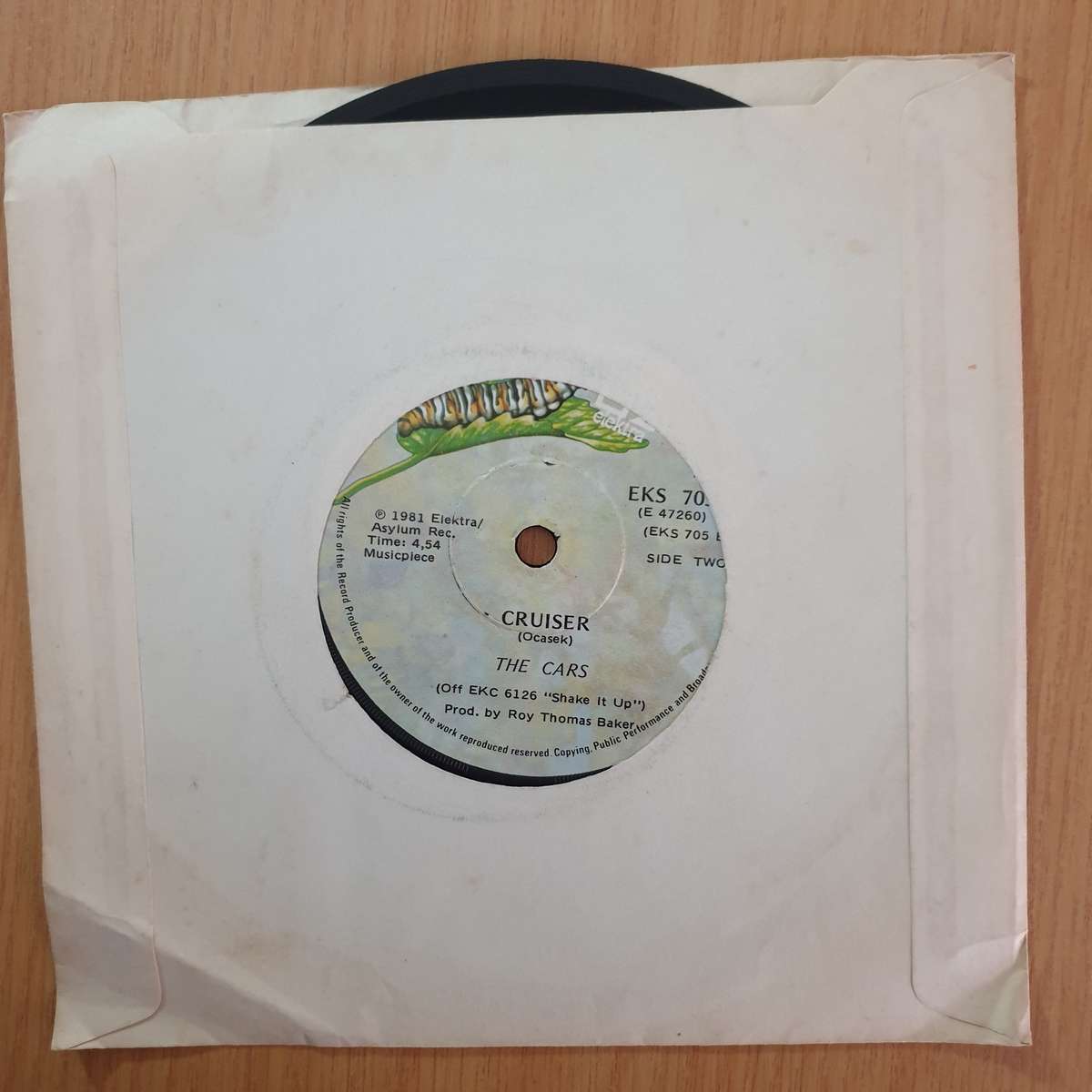 The Cars  Shake It Up - 7" Record - Very-Good+ Quality (VG+) (verygoodplus7) (DLB)