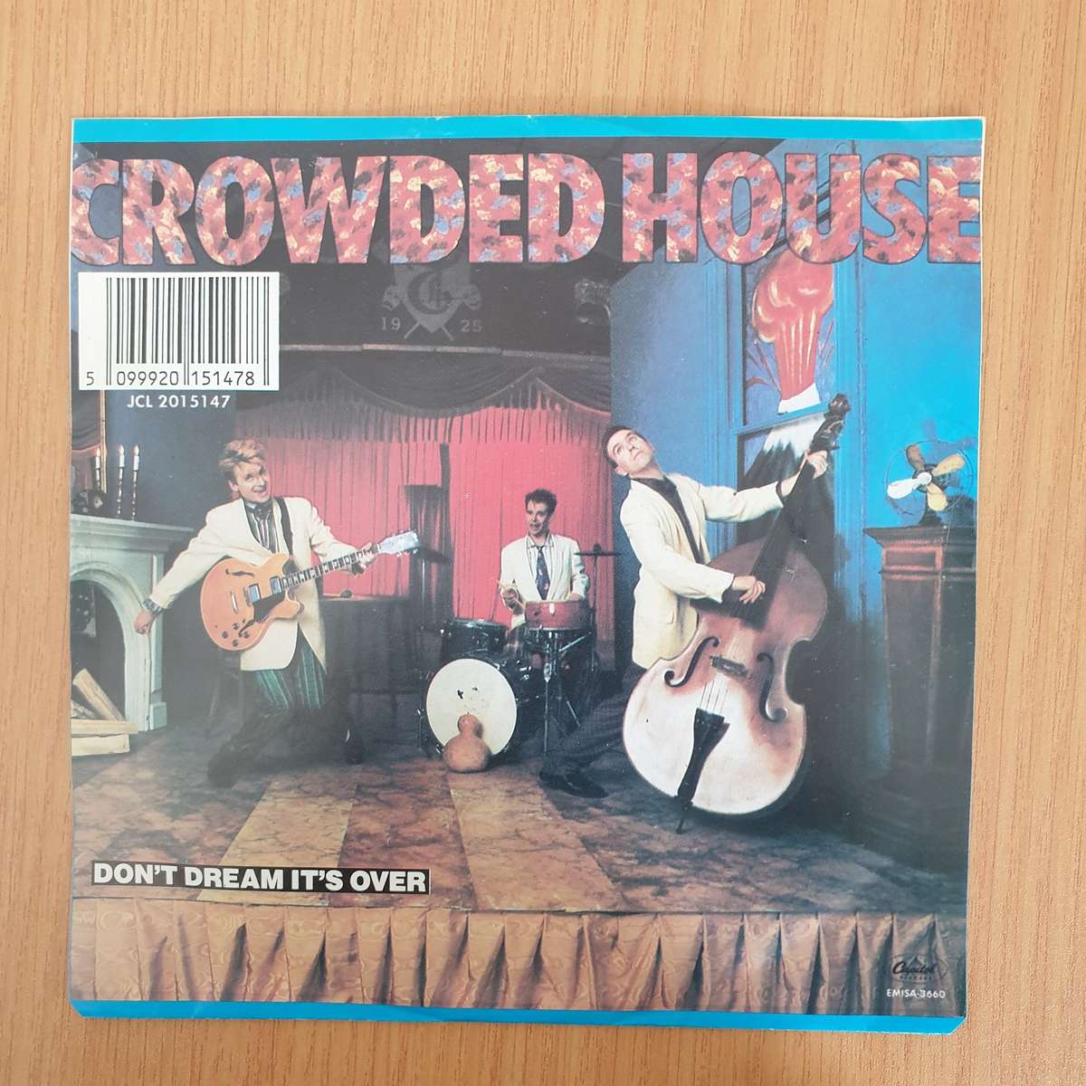 Crowded House  Don't Dream It's Over - 7" Vinyl Record  (VG+) (DLB)