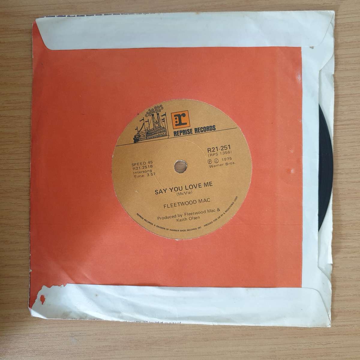Fleetwood Mac  Say You Love Me - 7" Vinyl Record  (VG+) (DLB)