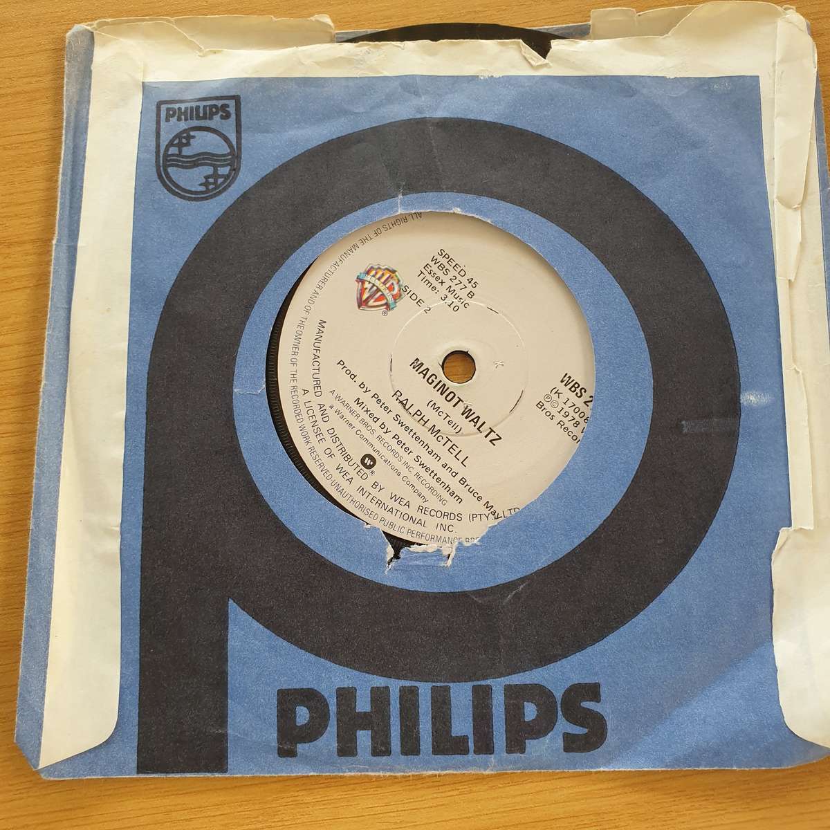 Ralph McTell  Streets Of London  - Vinyl 7" Record  (VG+)