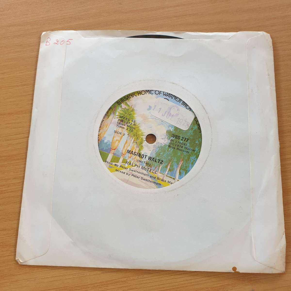 Ralph McTell  Streets Of London - Vinyl 7" Record  (VG+)