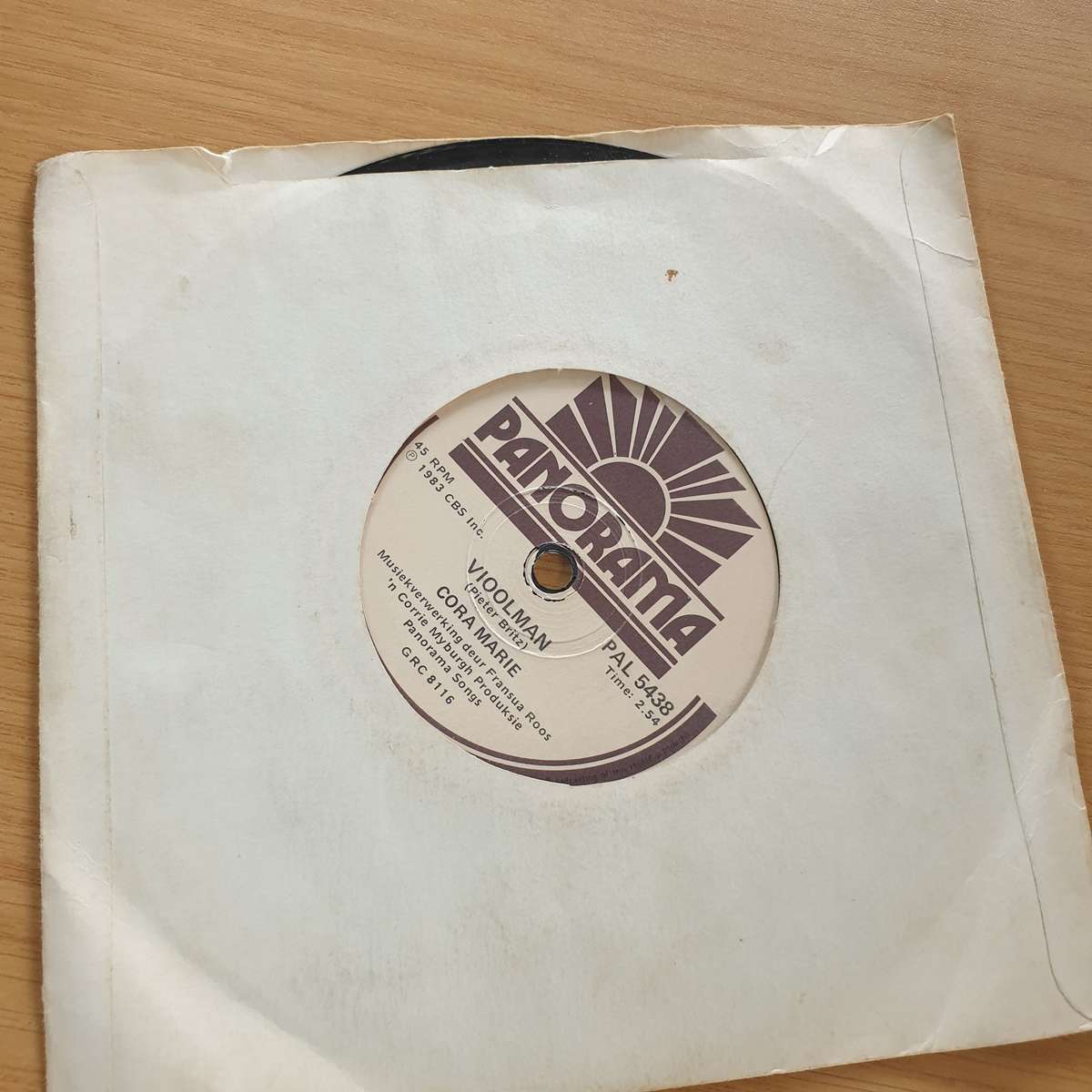 Cora Marie - Hartenbos - 7 Record (VG+)  (MWA)
