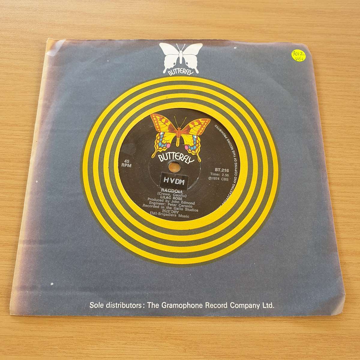 Lilac Rose  Ragdoll / I Honestly Love You | Vinyl 7" Single | (VG+)