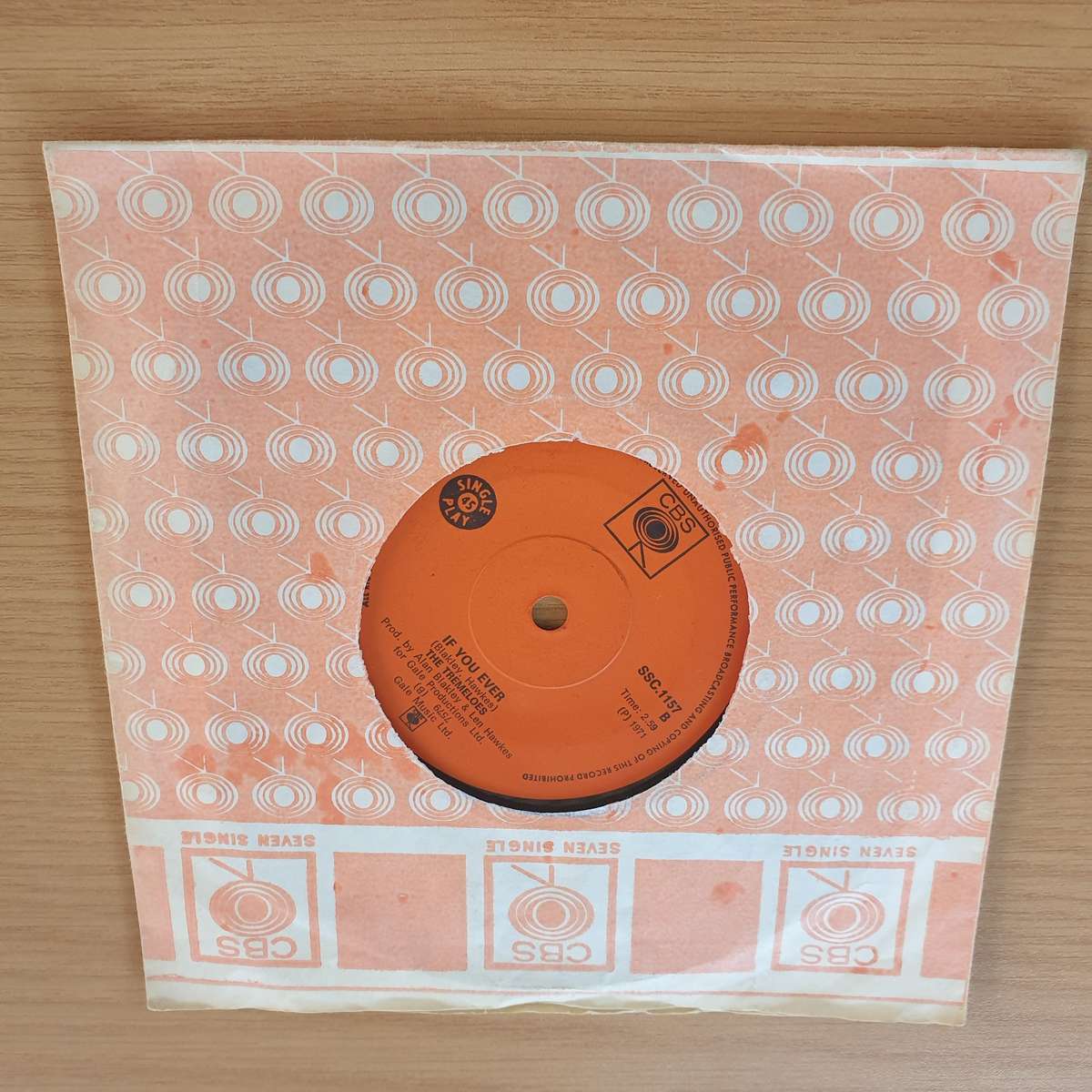 The Tremeloes  Too Late (To Be Saved) | Vinyl 7" Single | (VG+)