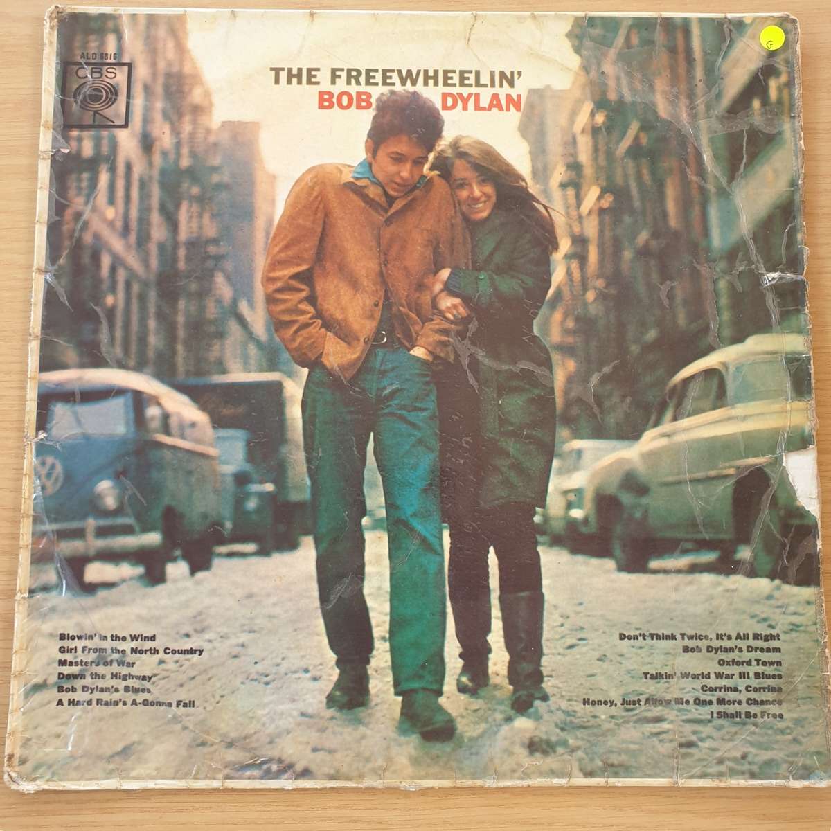 Bob Dylan - The Freewheelin' - Vinyl LP Record (G)