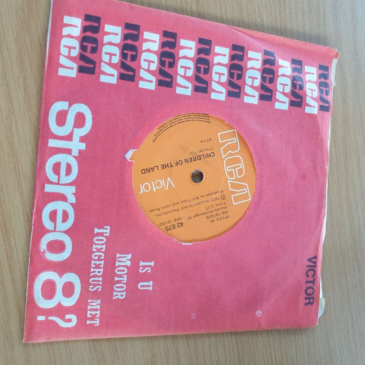 Styx  Lady / Children Of The Land (Short Version) | Vinyl 7" Single | (VG+)