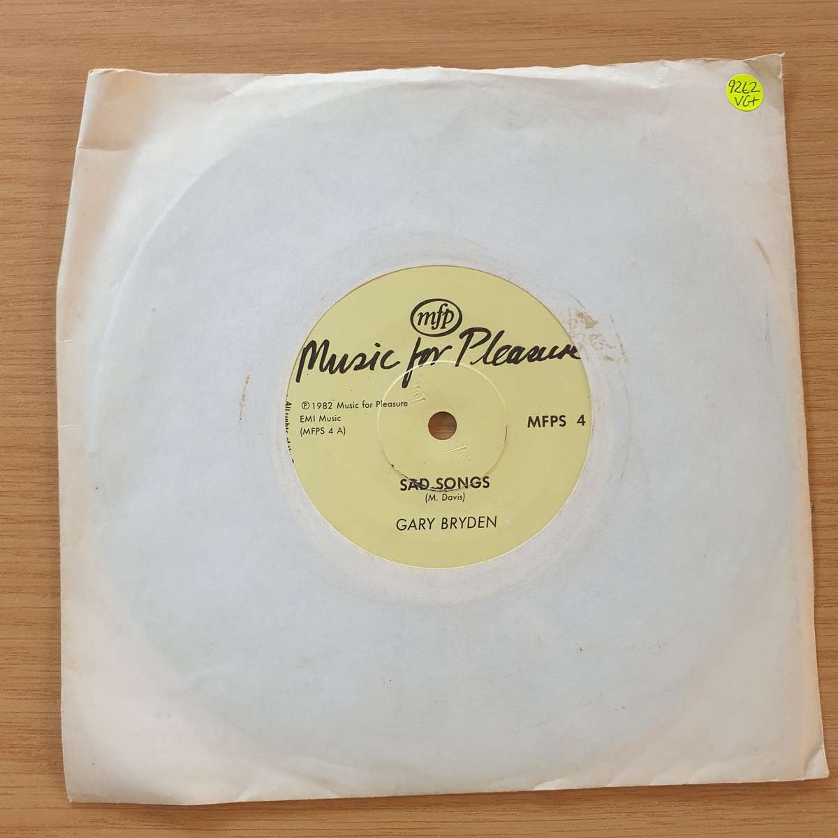 Gary Bryden  Sad Songs / A Rusty old Halo | Vinyl 7" Single | (VG+)