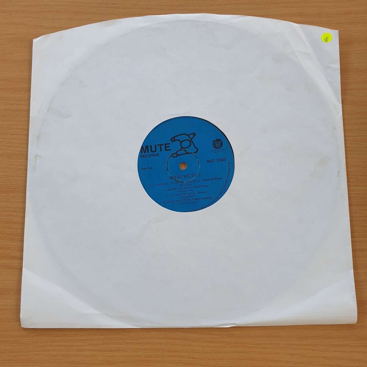 Maxi Mute - 2 Extended Mix Versions (Depeche Mode/Erasure...) - Vinyl LP Record  (VG-)