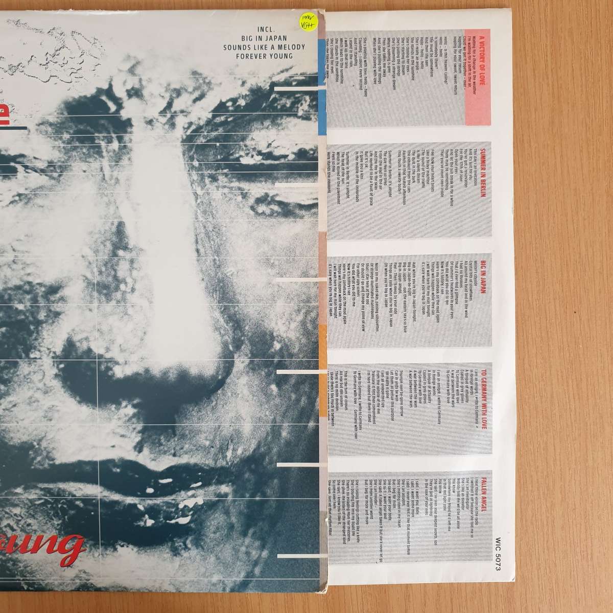 Alphaville  Forever Young (with original inner) - Vinyl LP Record (VG++)