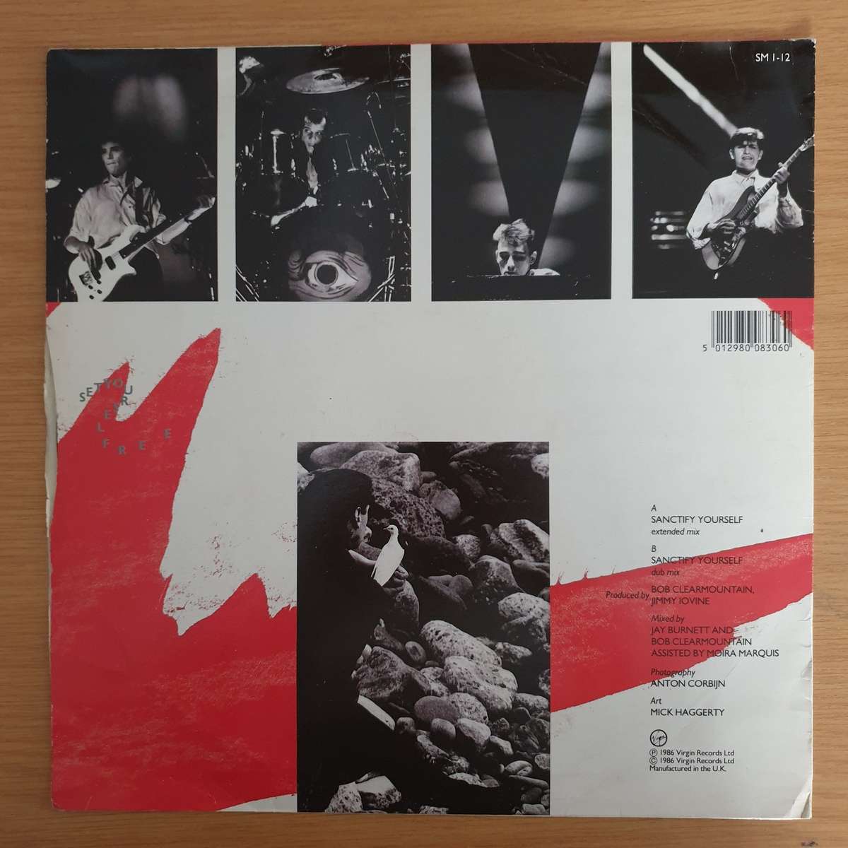 Simple Minds  Sanctify Yourself - Vinyl LP Record (VG)