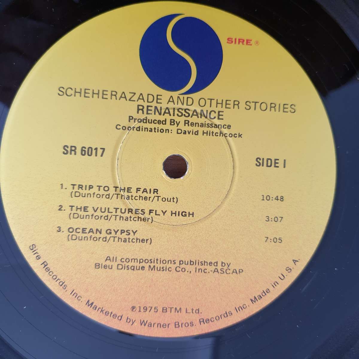 Renaissance  Scheherazade And Other Stories (USA) - Vinyl LP Record (VG+)