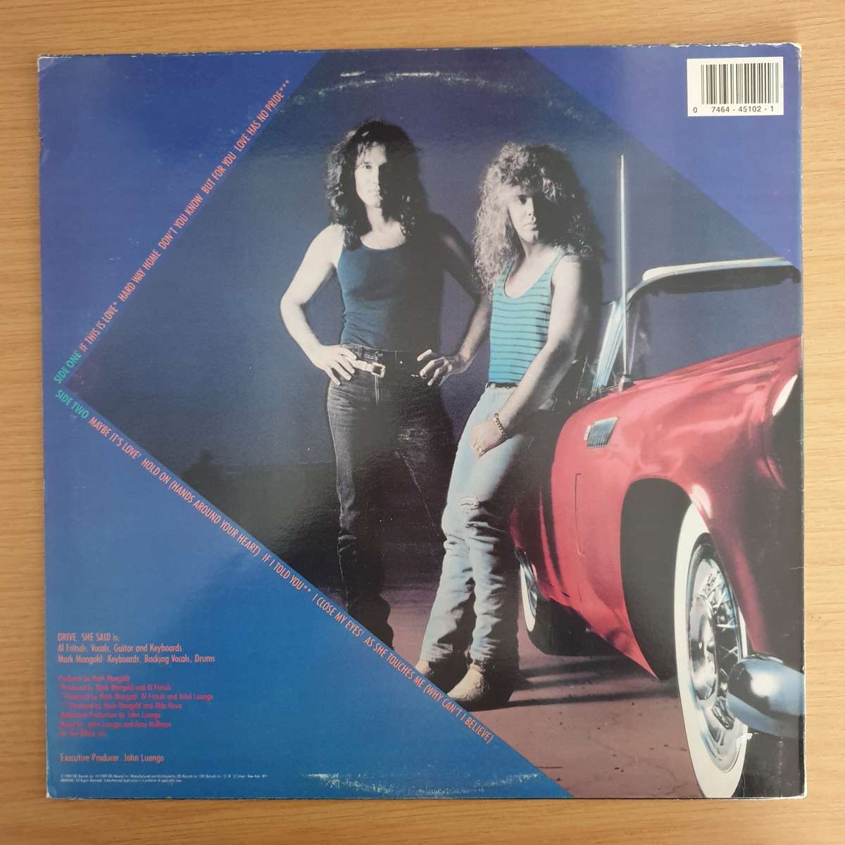 Drive, She Said  Drive, She Said (USA) - Vinyl LP Record (VG+)