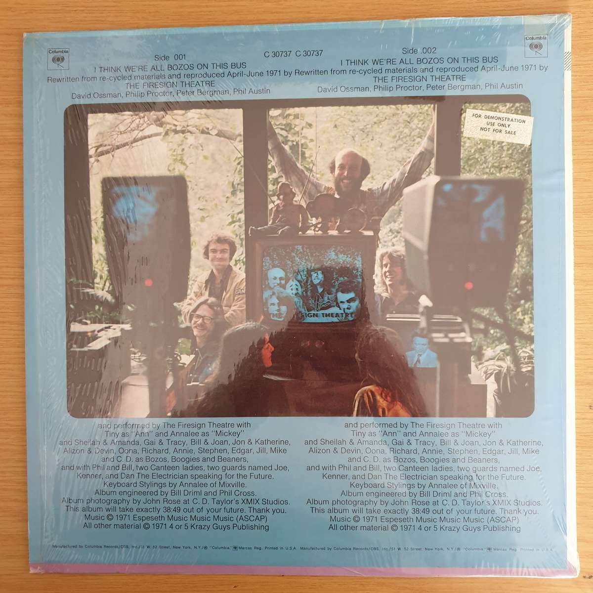 The Firesign Theatre  I Think We're All Bozos On This Bus - Vinyl LP Record (VG+)