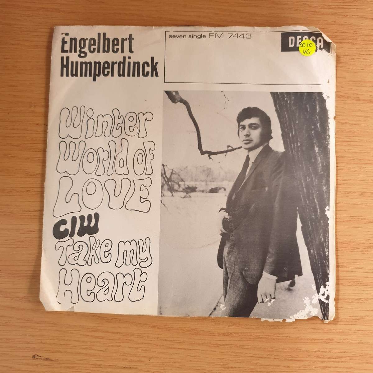 Engelbert Humperdinck  Winter World Of Love | Vinyl 7" Single | (VG)