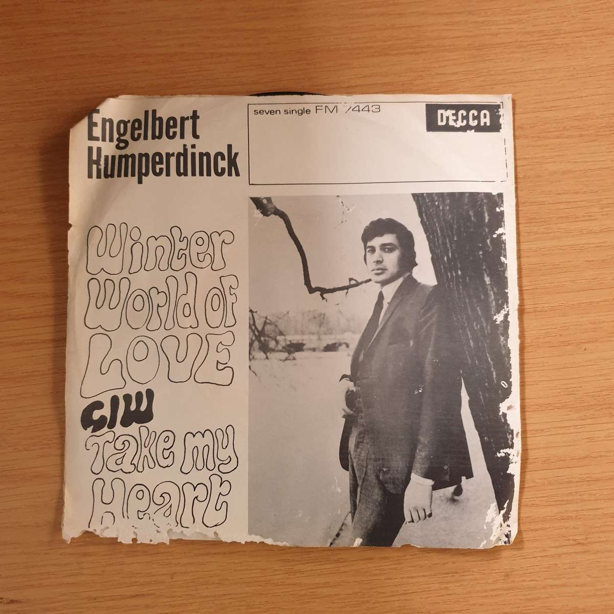 Engelbert Humperdinck  Winter World Of Love | Vinyl 7" Single | (VG)