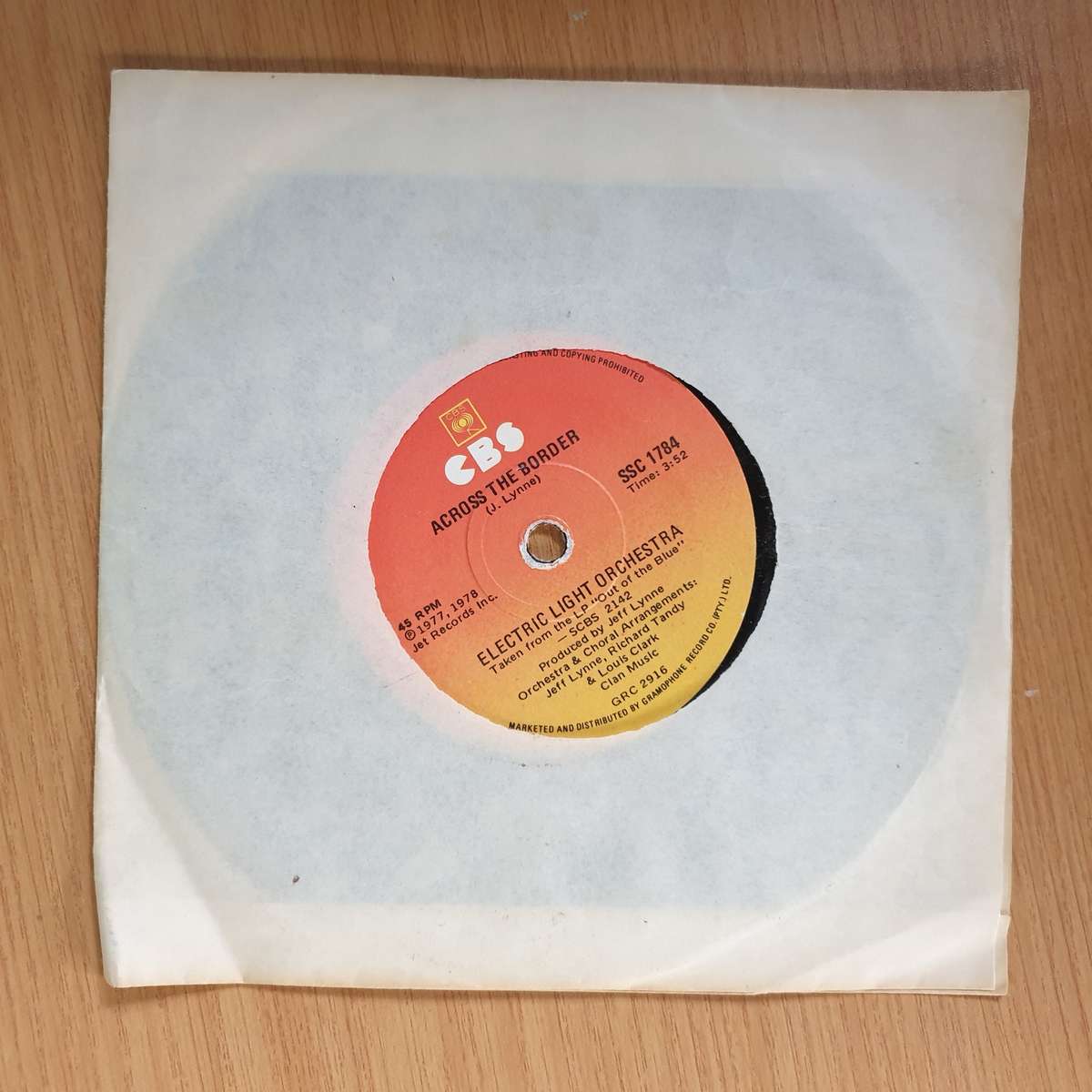 Electric Light Orchestra  Sweet Talkin' Woman | Vinyl 7" Single | (VG+)