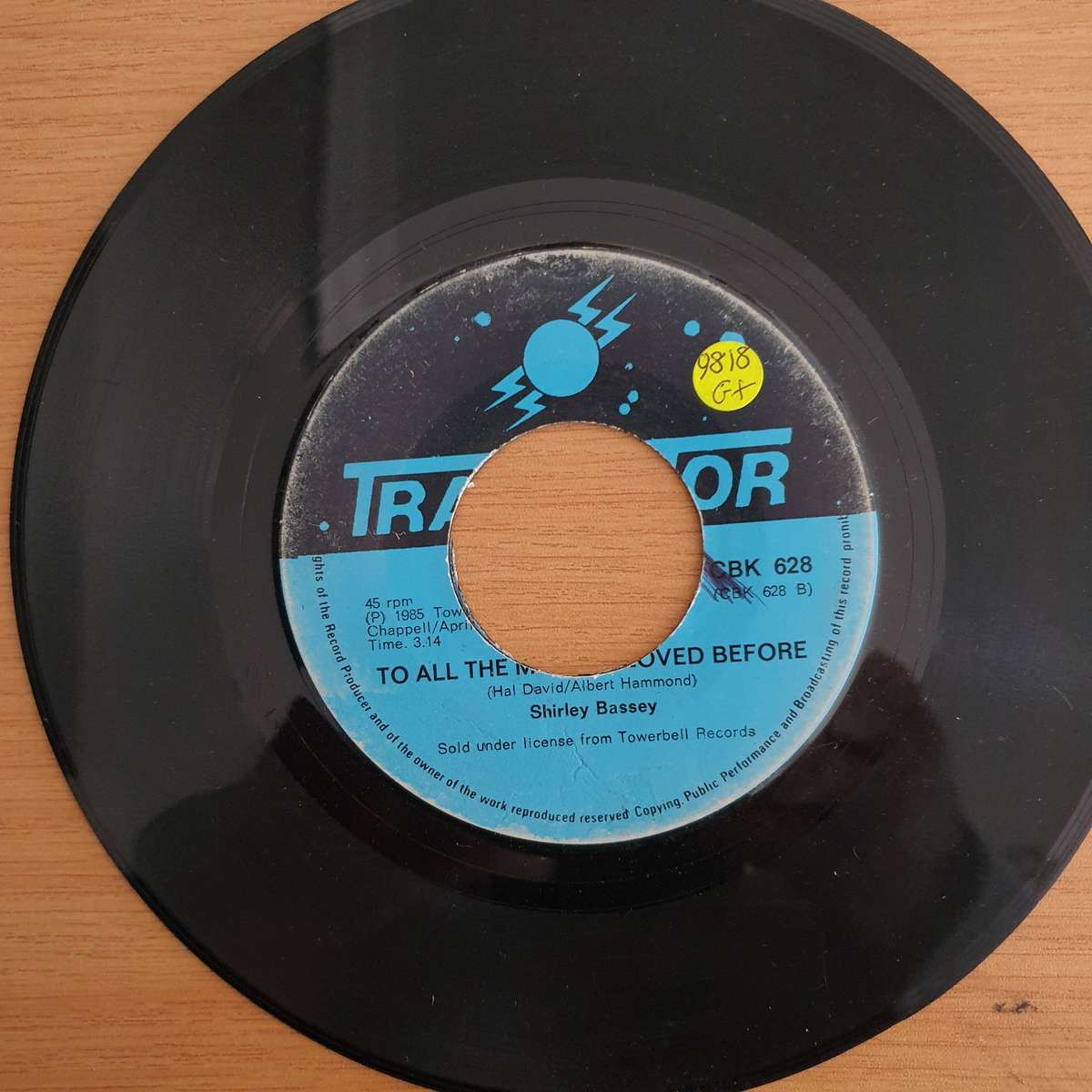 Shirley Bassey  The Shirley Bassey Singles Album | Vinyl 7" Single | (VG+)