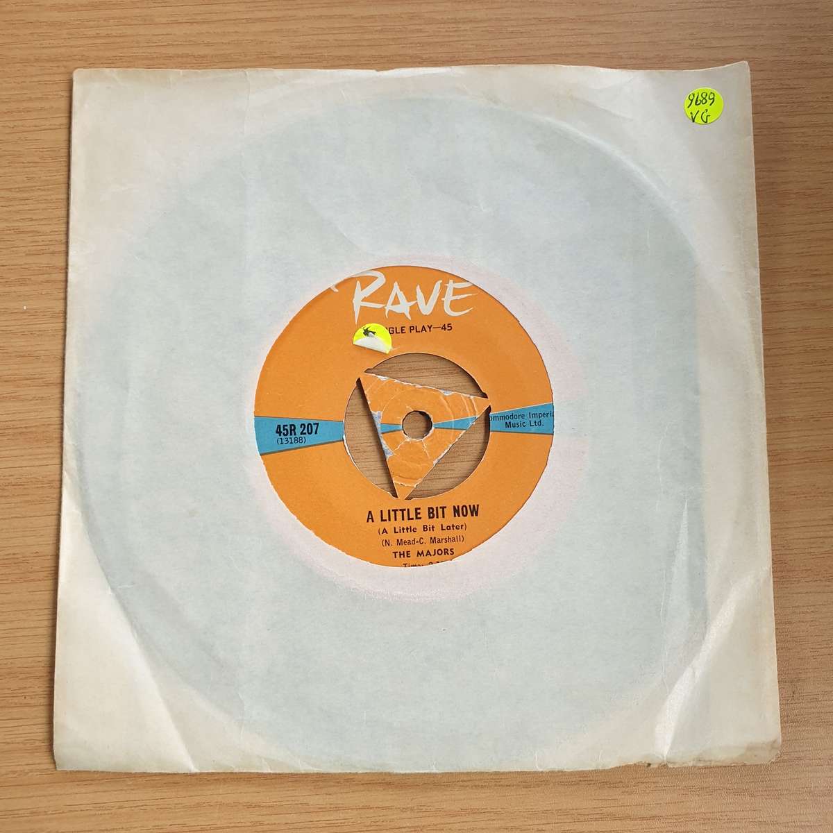 The Majors  She's A Troublemaker / A Little Bit Now (A Little Bit Later) | Vinyl 7" Single | (VG)