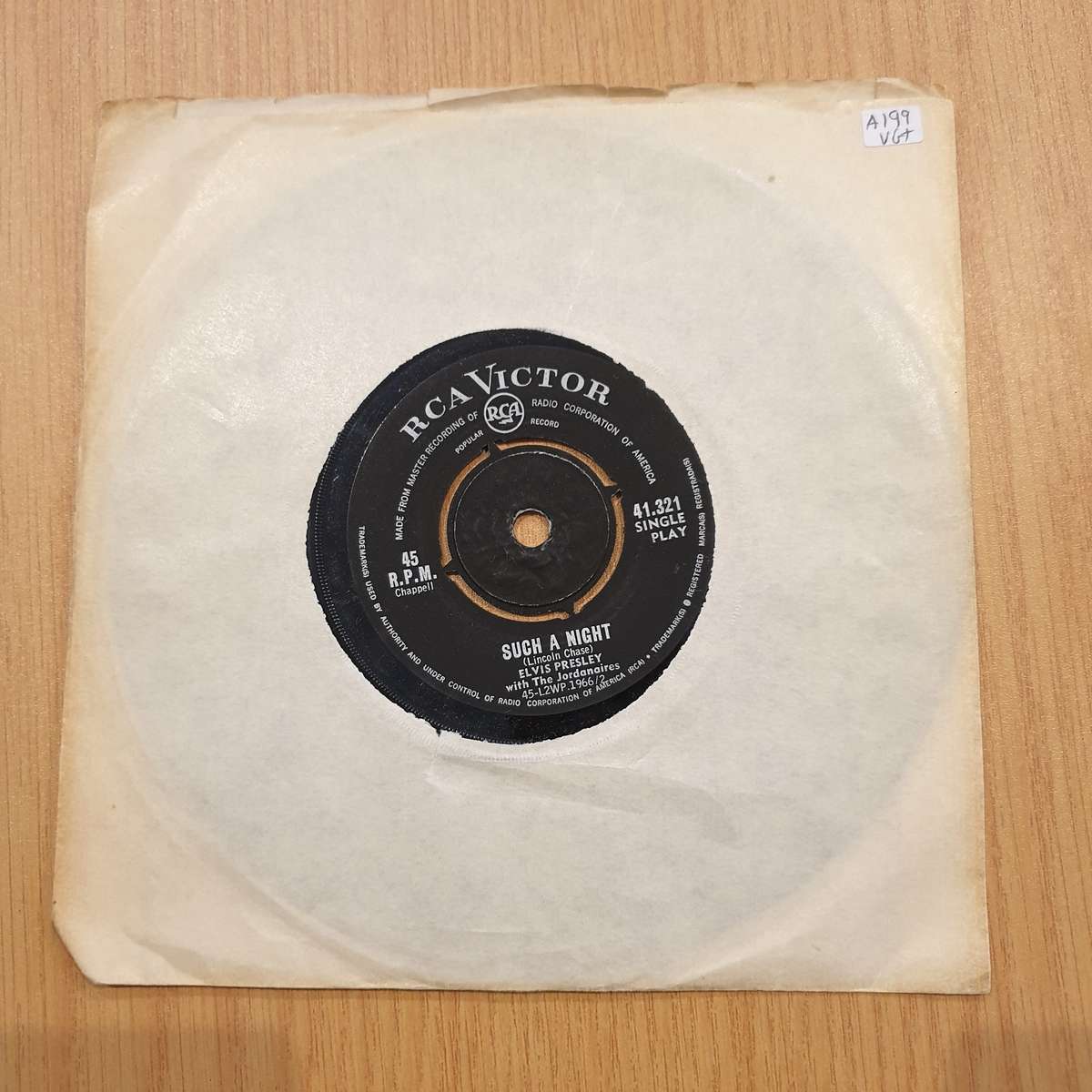 Elvis  From Nashville To Memphis - The Essential 60's Masters I | Vinyl 7" Single | (VG+)